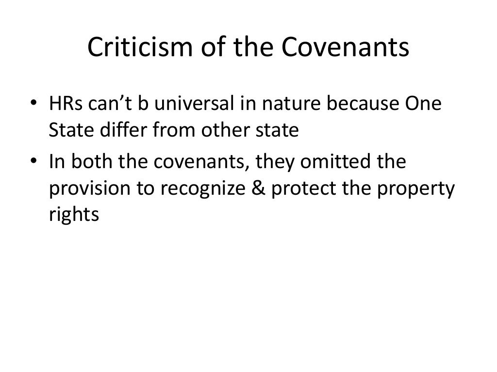 History of human rights, UDHR, ICCPR & ICESCR