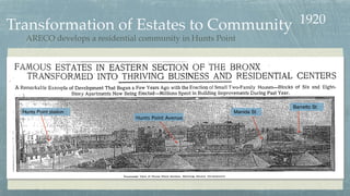 The Fabulous, Fantastic Timeline of Hunts Point, Bronx