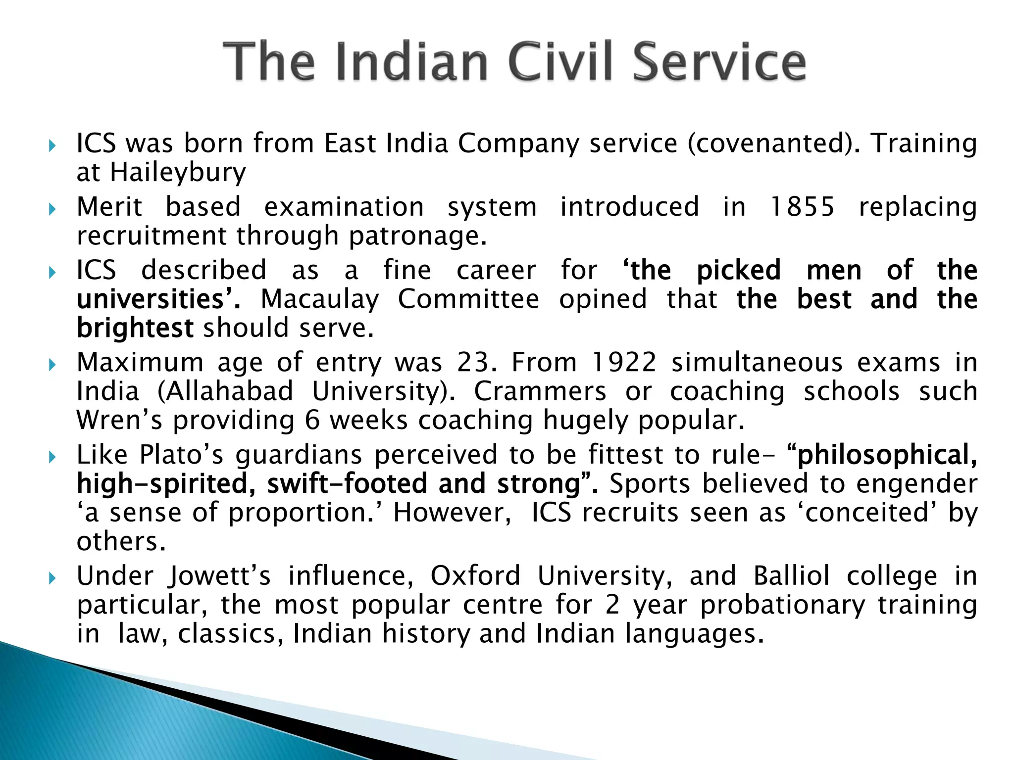 History of ias and the way forward by jishnu barua | PDF