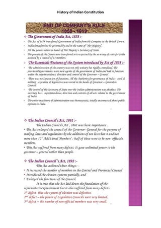History of indian constitution | PDF