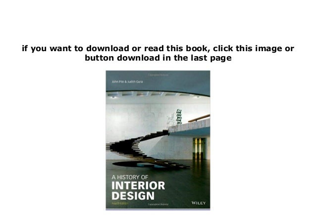a history of interior design pdf free download