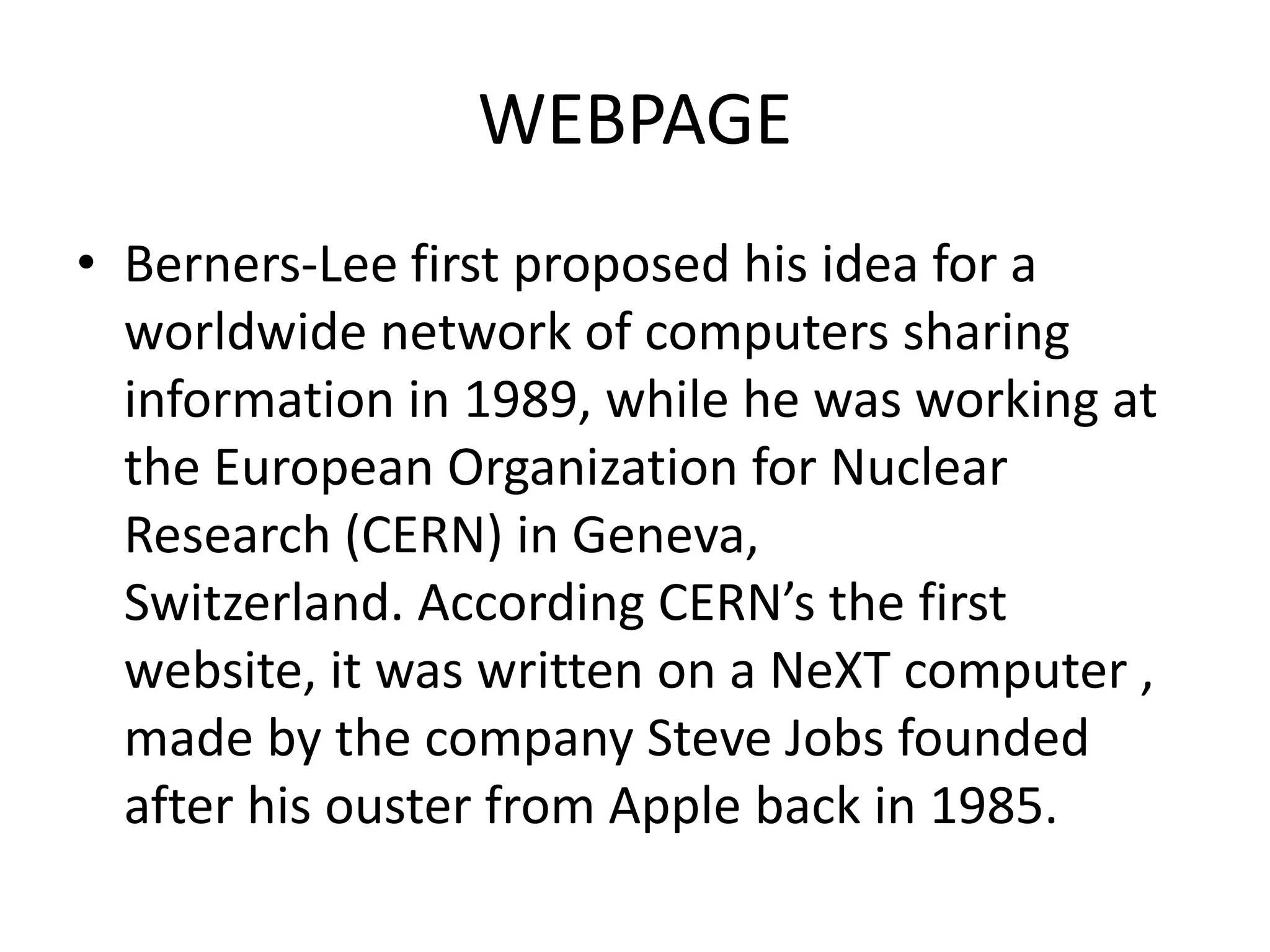 History of internet | PPTX