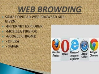Internet Browser History Example History of internet | PPTX