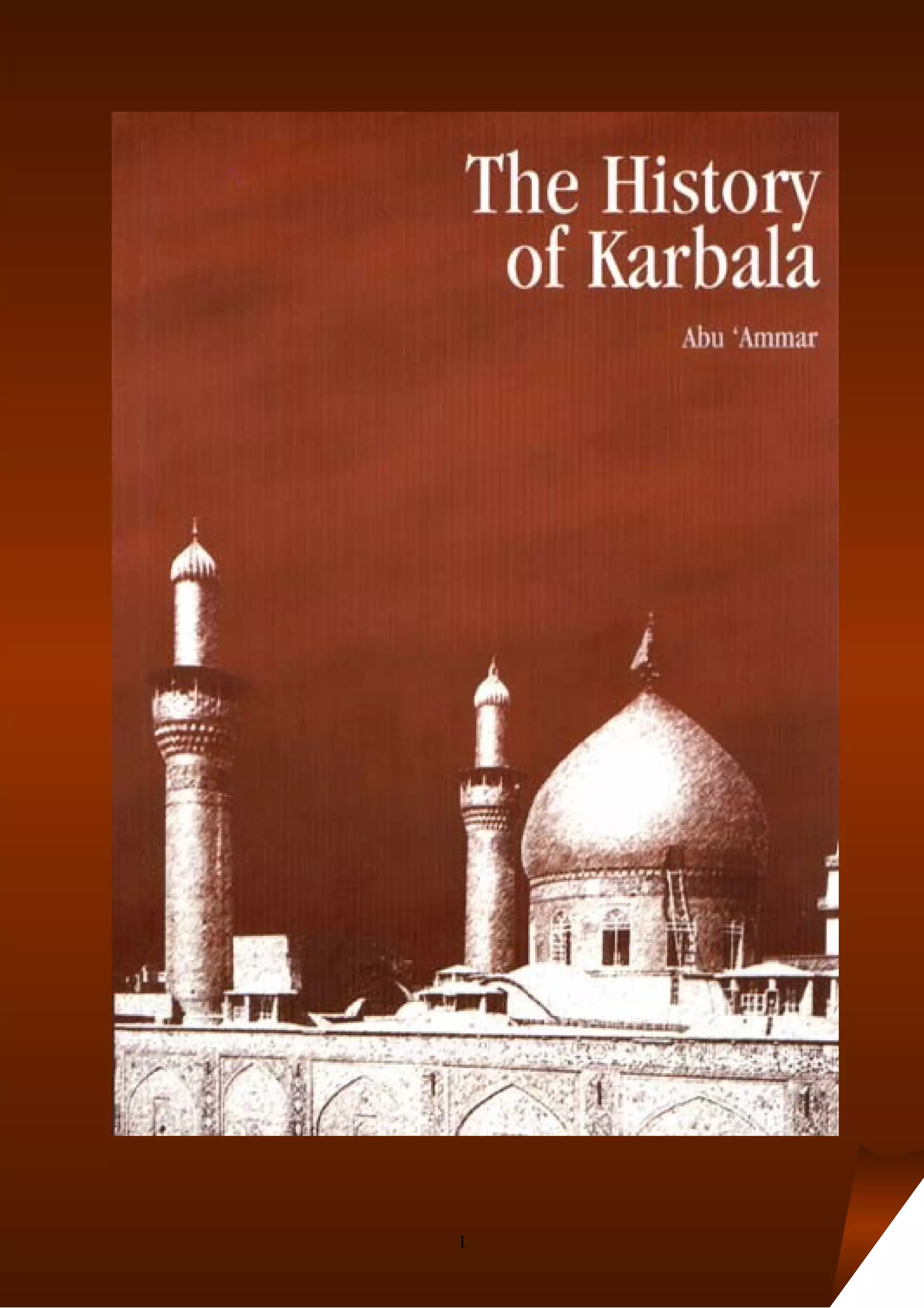 History Of Karbala PDF history-of-karbala-pdf