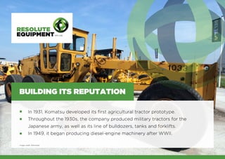 A History of Komatsu