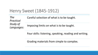 History of language teaching | PDF