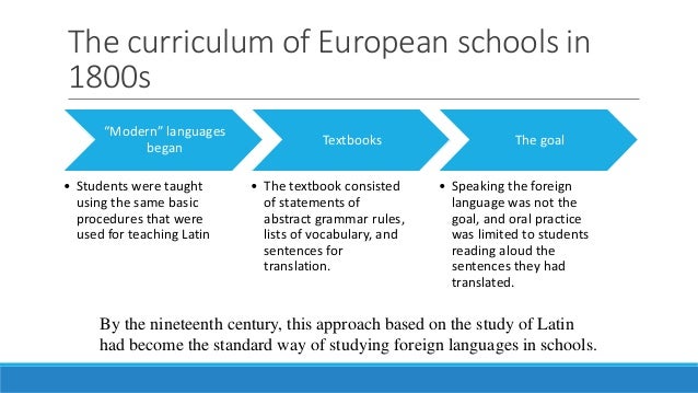 History Of Language Teaching