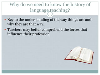 a slide history_of_language_teaching.ppt