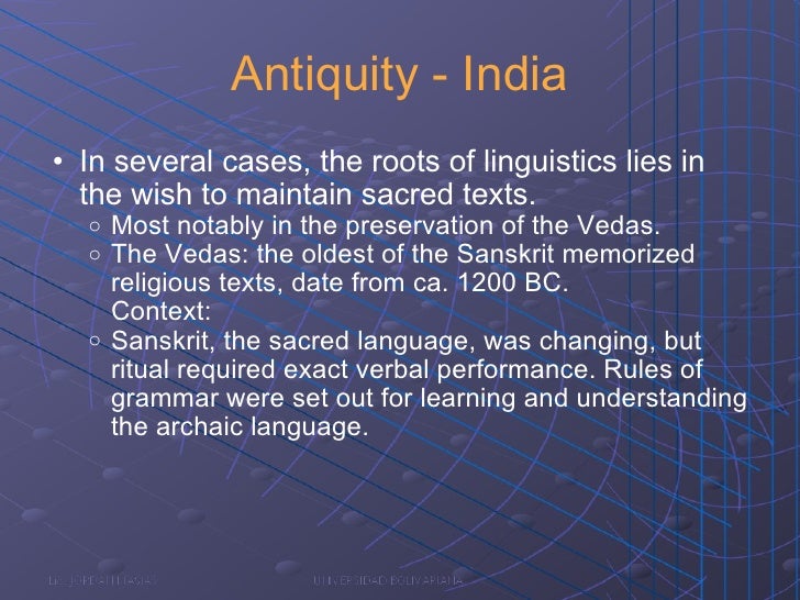 the history of linguistics The goal of this course is to provide learners with skills that allow them to answer questions on irregular forms and strange phenomena of present-day english with historical linguistic knowledge learners shall acquire knowledge of the basic developments in english language history and. the history of linguistics The goal of this course is to provide learners with skills that allow them to answer questions on irregular forms and strange phenomena of present-day english with historical linguistic knowledge learners shall acquire knowledge of the basic developments in english language history and.