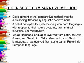 History of linguistics presentation | PPT