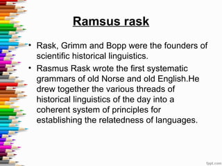 History of linguistics presentation | PPT