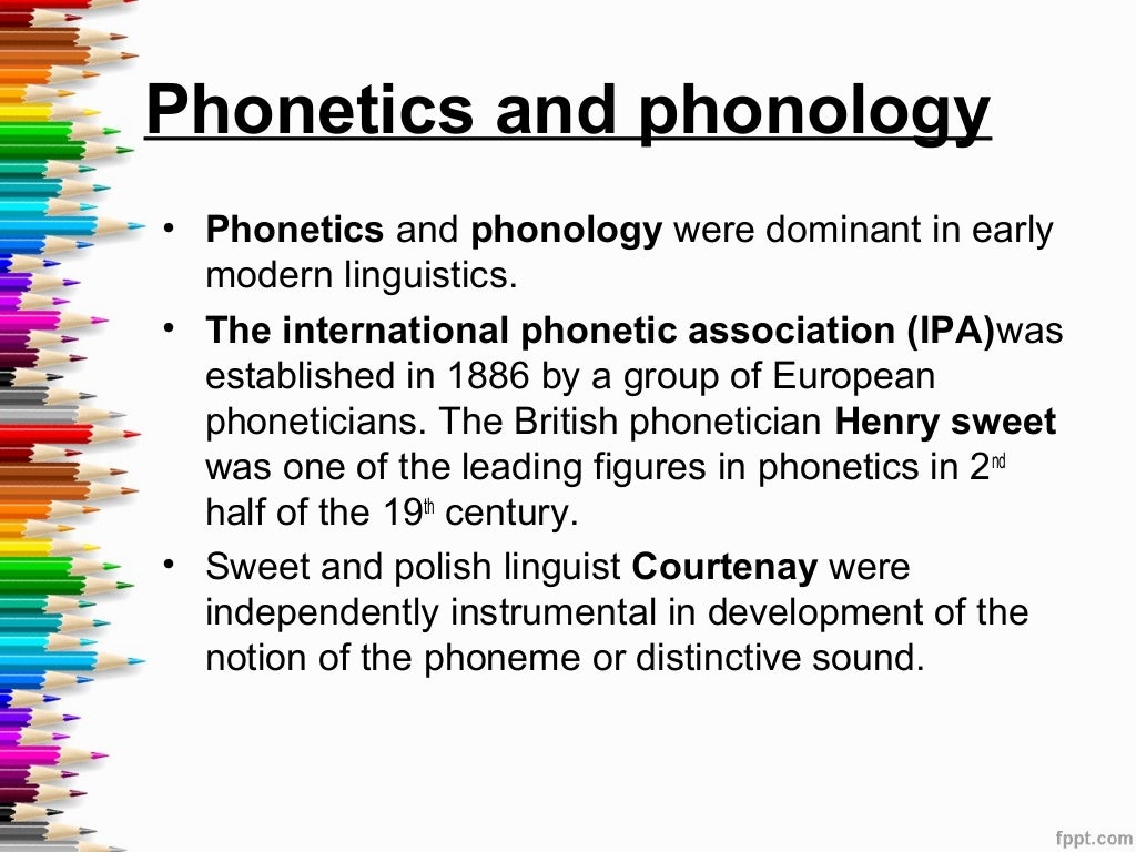 History of linguistics presentation