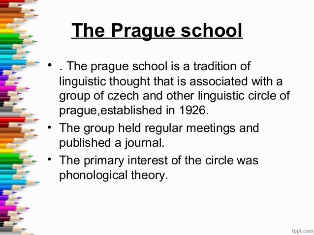 Dissertation the contributions of prague school