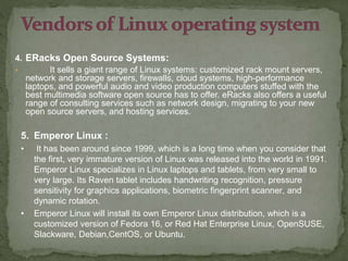 History of linux | PPTX
