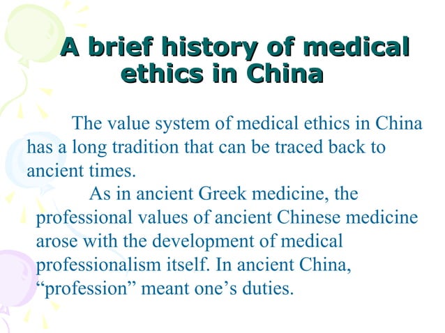 History of medical ethics | PPT