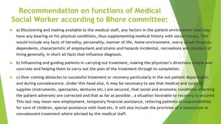 History of medical social work in India | PPTX