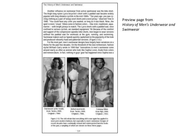 men's underwear and swimwear