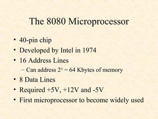 1980 Microprocessor History of processors | PPT