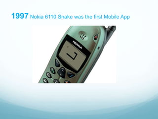 History of mobile apps | PPTX