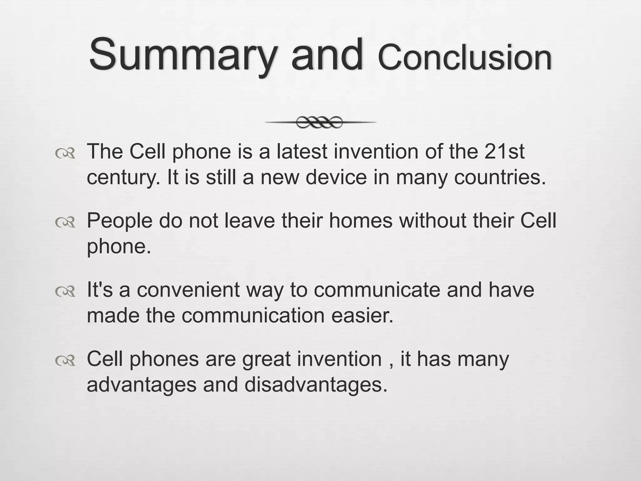 First Generation Phone