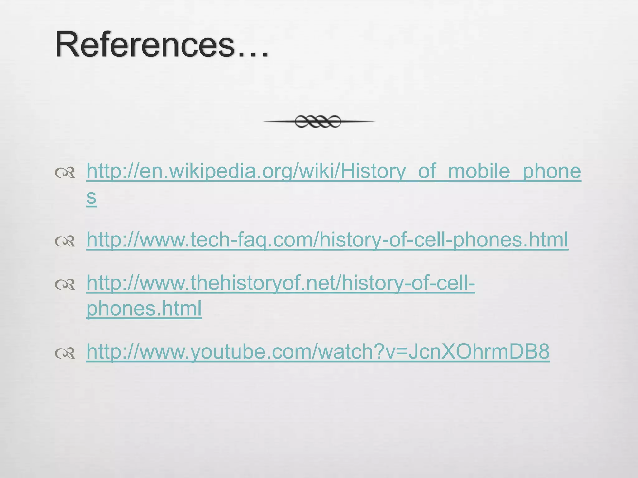 Second generation PhonesDuring the 1990s, the technology on the cell phones was called 2G or second generation.These systems worked on CDMA, TDMS, IS-136 and GSM.2G cell phones had a faster network which functions on radio signals.The 2G cell phones were smaller, around 100 to 200 grams, these were hand-held and were portable.