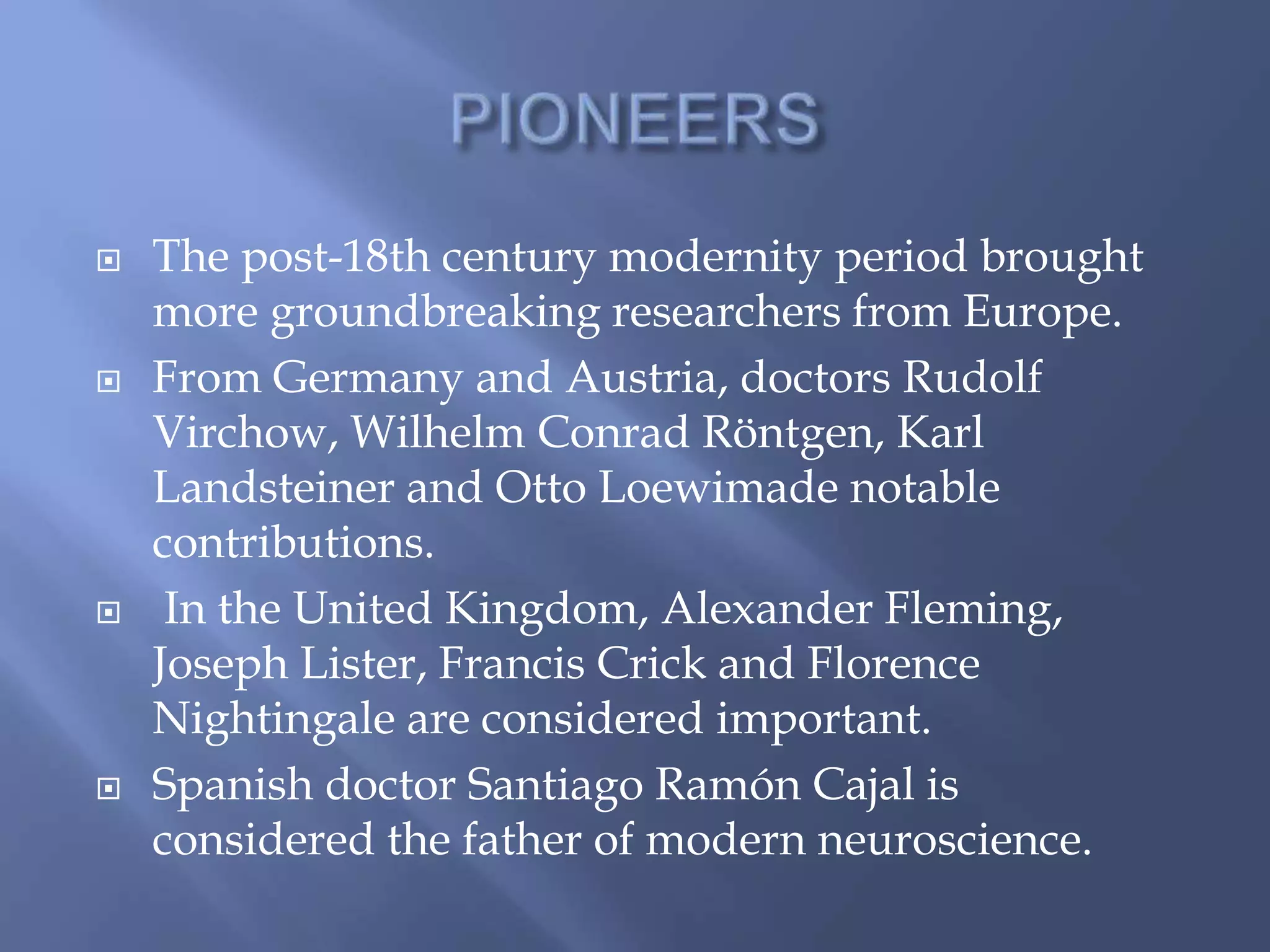history-of-modern-medicine-ppt