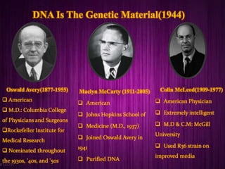 History of molecular biology | PPTX