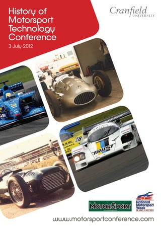 History of
Motorsport
Technology
Conference
3 July 2012




              www.motorsportconference.com
 