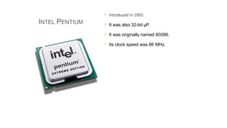 Comprehensive History and Evolution of Microprocessors from 4-bit to 64 ...