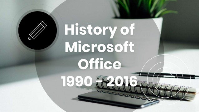 history of ms office ms office history