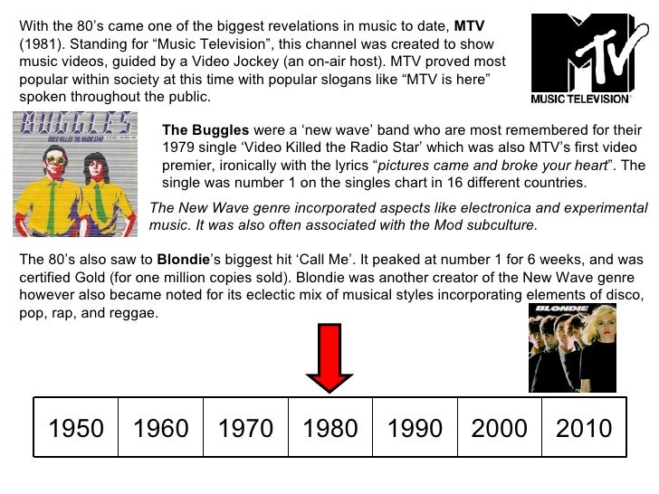 Compare and contrast essays about music of the 1950s