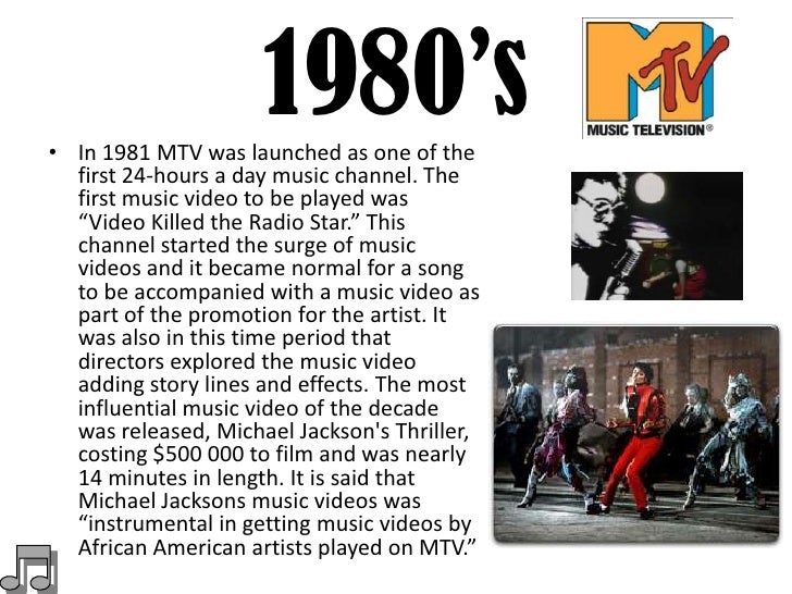 History of music videos