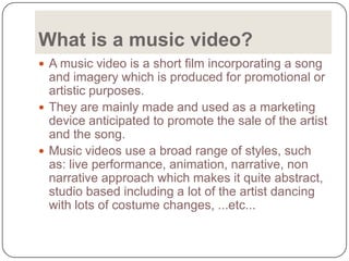 History of music videos | PPT