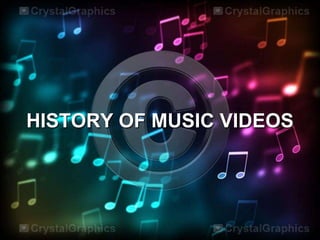 HISTORY OF MUSIC VIDEOS
 