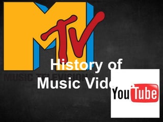 History of
Music Videos

 