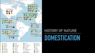 DOMESTICATION
HISTORY OF NATURE
 