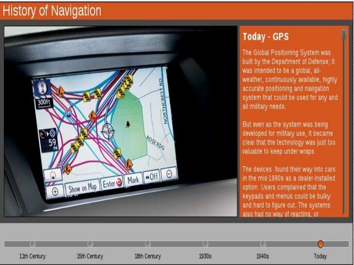 History of Navigation