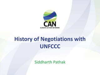 History of Negotiations 