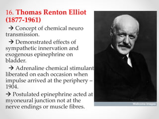 History of neurotransmission and introduction to ans | PPTX