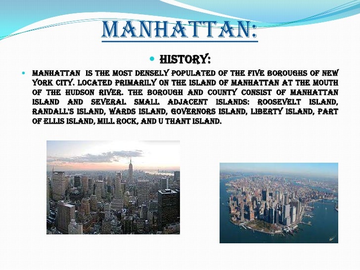 history of new york presentation