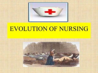 EVOLUTION OF NURSING
 
