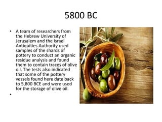 History of olive in world A Research Report By Mr Allah Dad Khan | PPTX