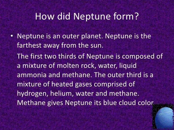 history of our solar system how did neptune form