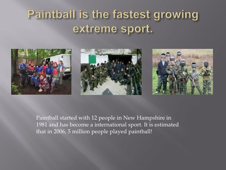 History Of Paintball Power Point