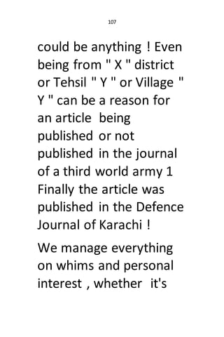 107
could be anything ! Even
being from " X " district
or Tehsil " Y " or Village "
Y " can be a reason for
an article bei...