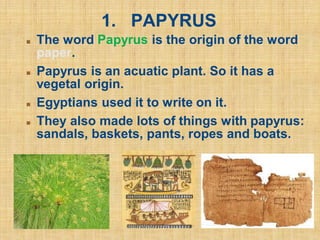 History of paper | PPT | Free Download