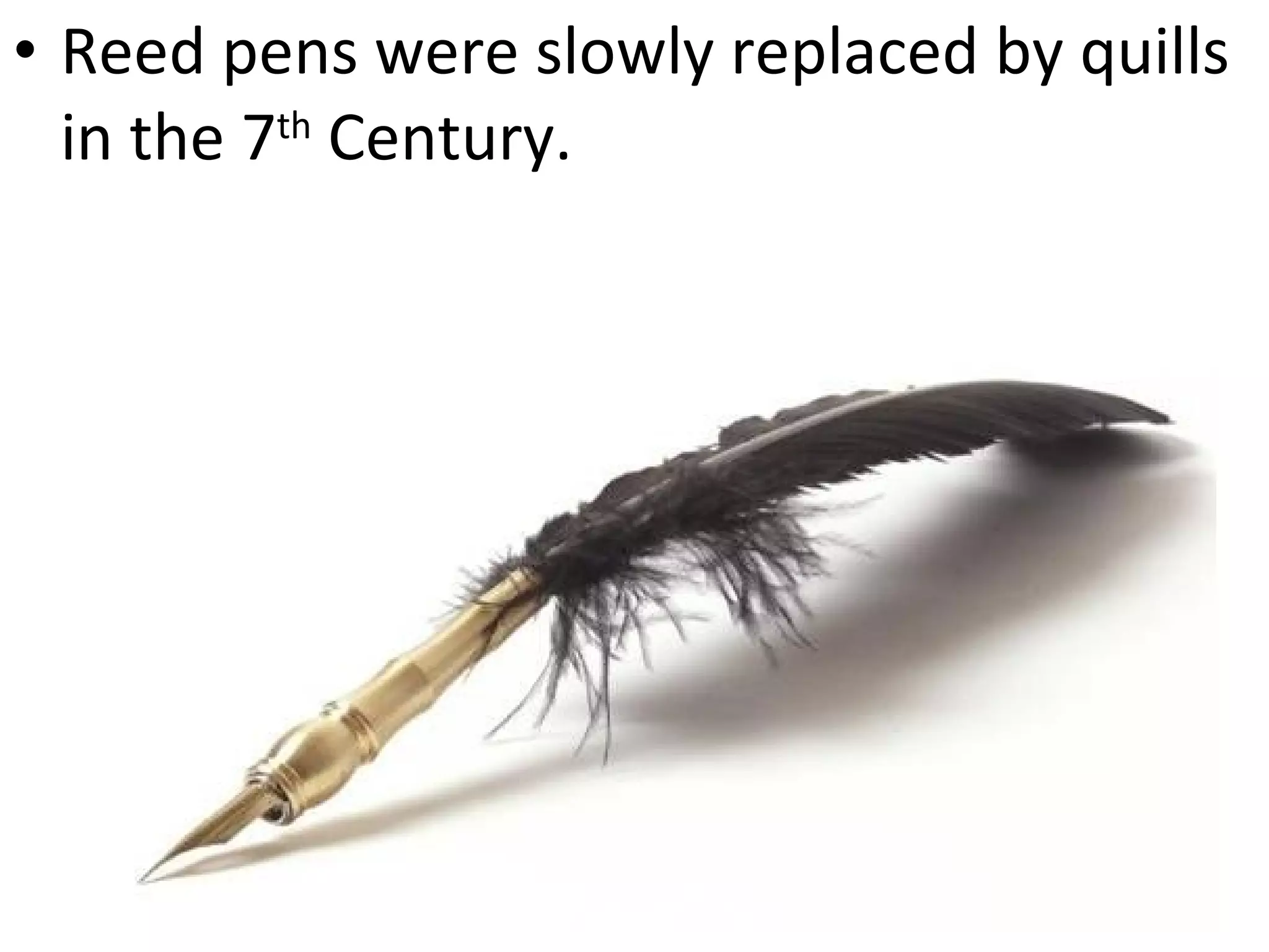 History Of Pens | PPT