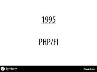 The History of PHPersistence