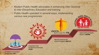 ✣ To Overcome Political, Economic and Social Obstacles, A New
Movement called PUBLIC HEALTH 2.0 came forward.
✣ This aims ...
