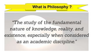 History of Philosophy | PPTX
